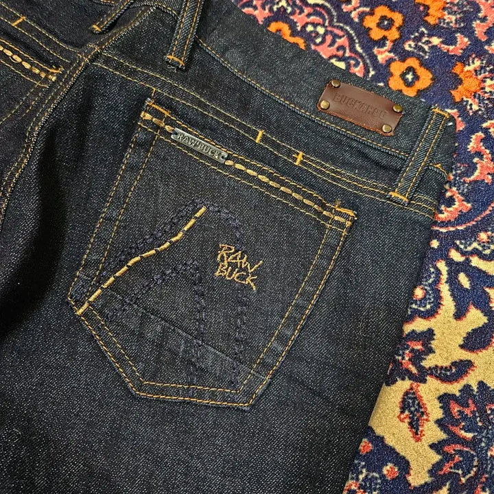 [BUNJANG] Buckaroo Pocket Stitch Bootcut Denim Pants / Raw Buck by 버커루 포켓 스티치 부츠컷 데님 팬츠 31~32
