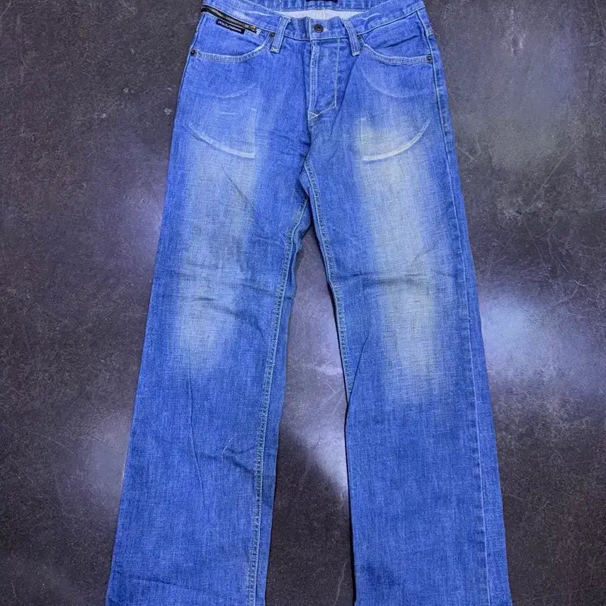[BUNJANG] Dolce &amp; Gabbana Vintage Wash Straight Fit Denim Pants / 돌체앤가바나 지퍼 포인트 빈티지 워싱 스트레이트핏 데님팬츠 48