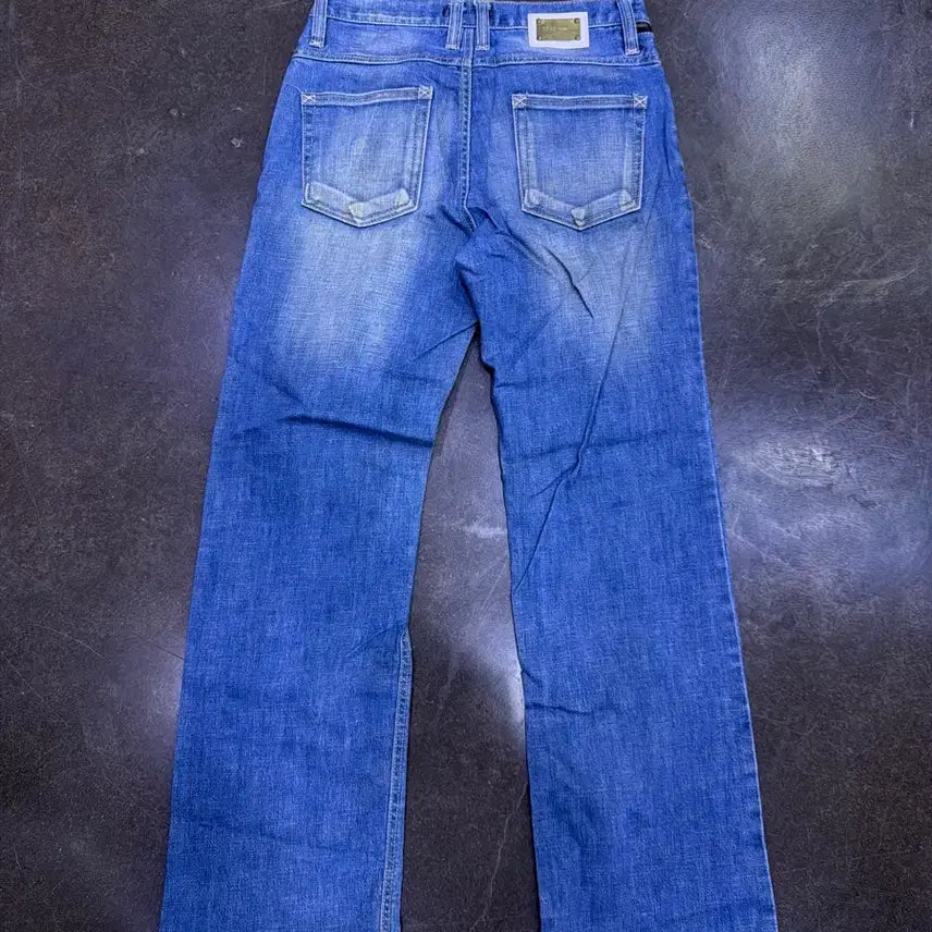 [BUNJANG] Dolce &amp; Gabbana Vintage Wash Straight Fit Denim Pants / 돌체앤가바나 지퍼 포인트 빈티지 워싱 스트레이트핏 데님팬츠 48