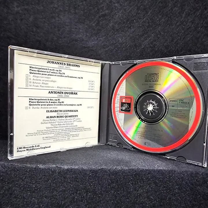 [BUNJANG] Brahms/Dvorak Piano Quintets CD / 브람스/드보르작 피아노 5중주 CD