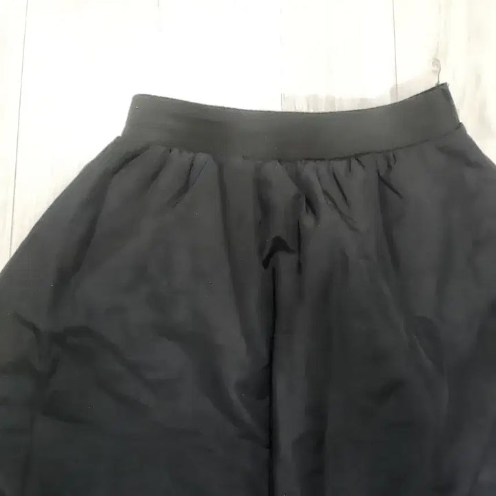 [BUNJANG] Black Long Padded Skirt / 패딩스커트