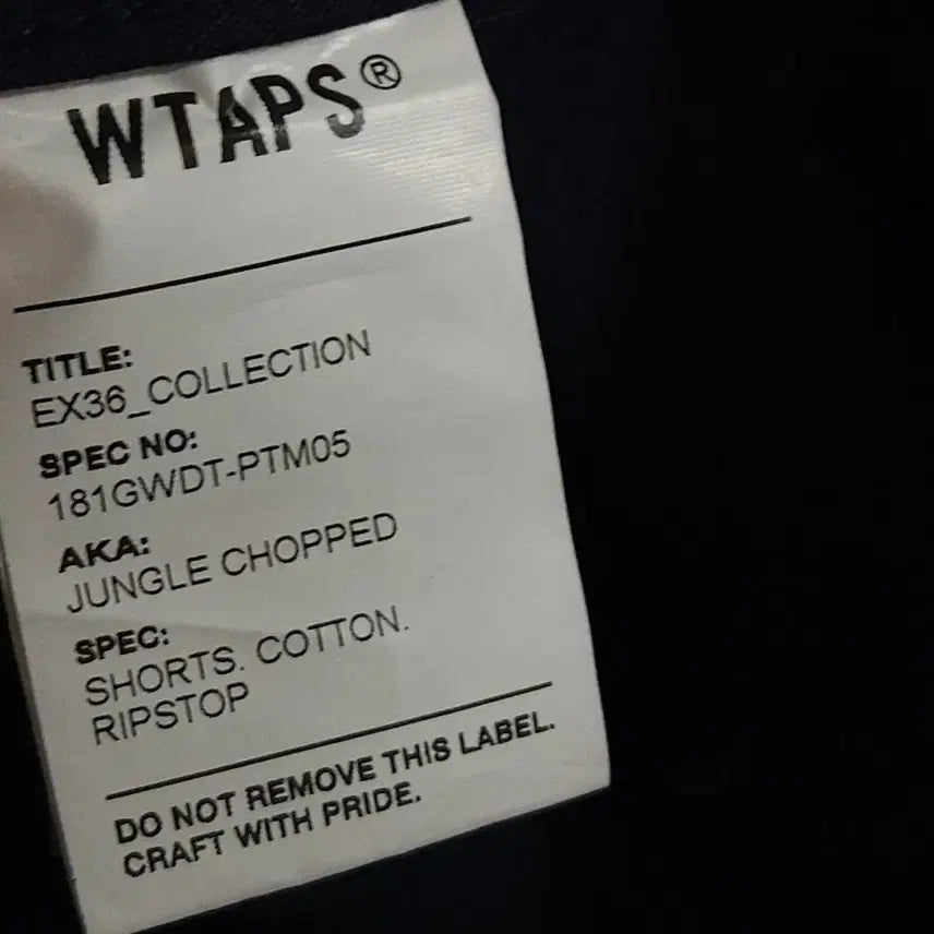 [BUNJANG] WTAPS Jungle Chopped Ripstop Cargo Shorts / 더블탭스 WTAPS 정글 쇼츠 카고 반바지 32사이즈 일본제