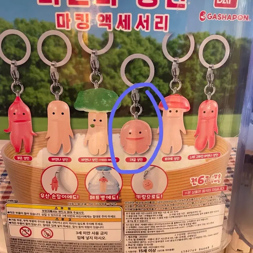 [BUNJANG] Vienna Adult Gacha Keyring / 비엔나 성인 가챠 키링 (가샤폰) 마킹 액세서리