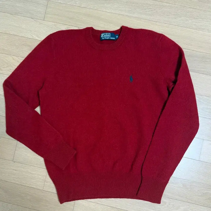 [BUNJANG] Polo Ralph Lauren Lambswool Knit Sweater / 폴로 랄프로렌 램스울 니트 레드