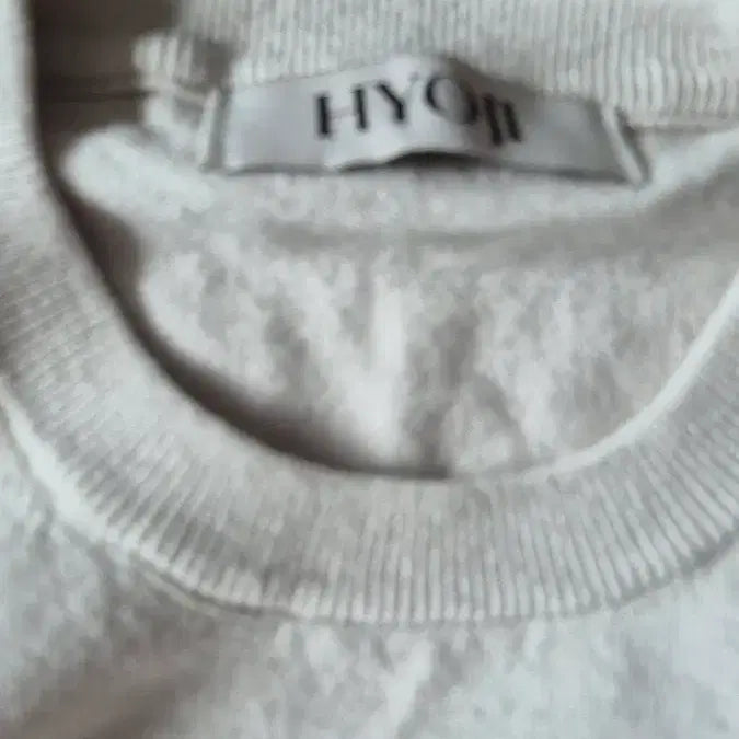 [BUNJANG] Hyoji K001 Cashmere-like Round Knit Sweater / 효지 K001 캐시 라이크 라운드 니트 화이트 오트밀 xl 상태굿