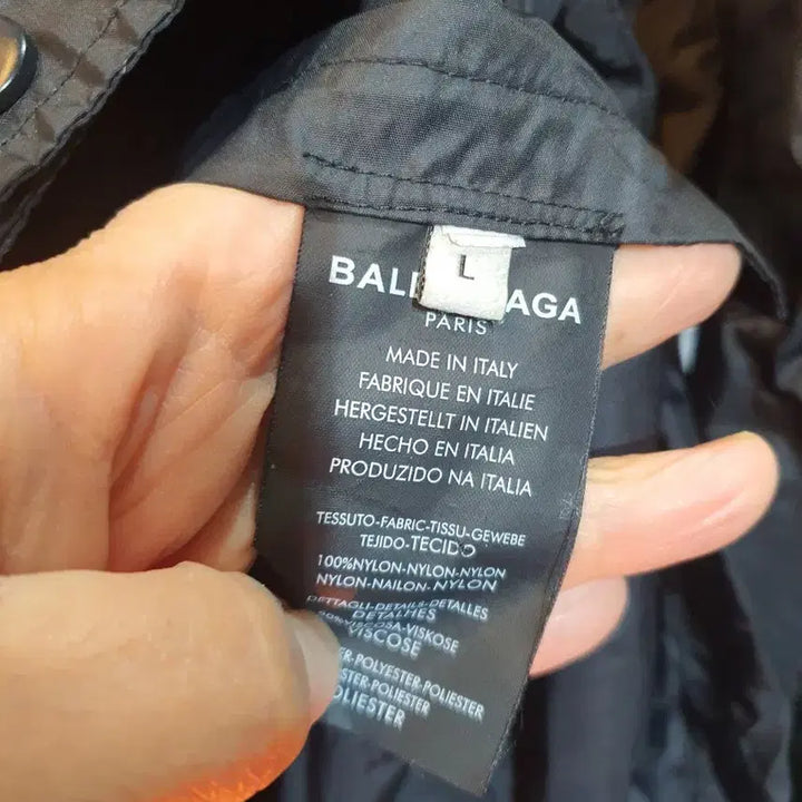 [BUNJANG] Balenciaga Windbreaker Jacket - Black - L / 발렌시아가 블랙 바람막이 자켓  L