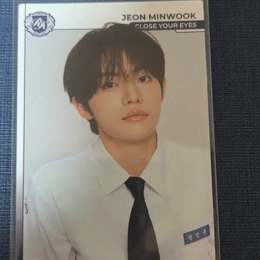 [BUNJANG] Jeon Min Wook Tereca Close Your Eyes Photocard / 전민욱 테레카 Close Your Eyes 포토카드