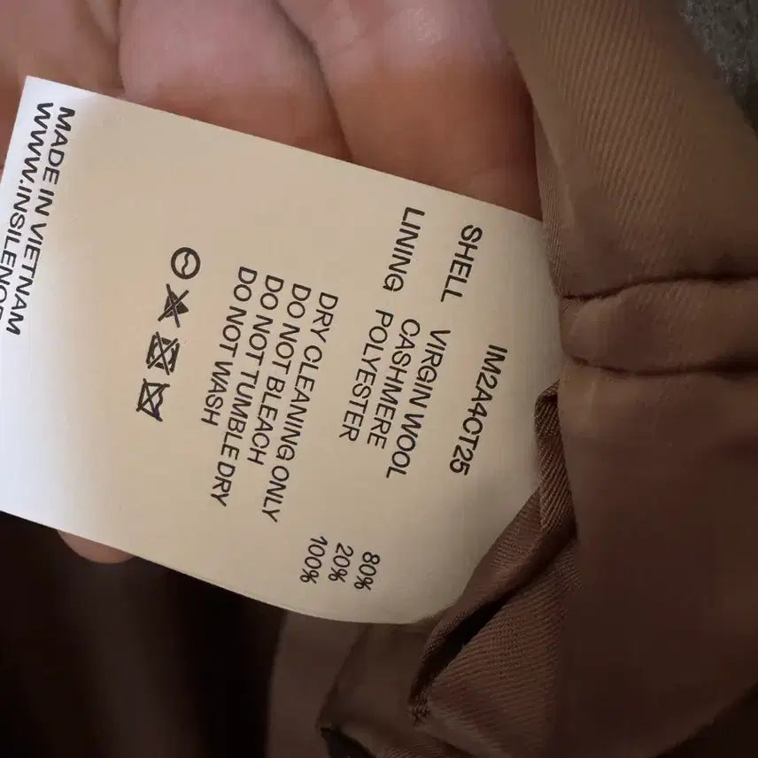 [BUNJANG] In Silence Camel Cashmere Long Coat / 인사일런스 카멜 캐시미어 롱 코트(새상품)m