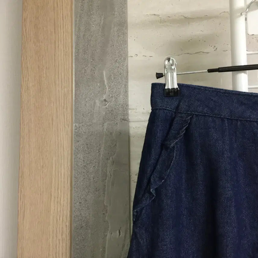 [BUNJANG] Maje Denim Flare Long Skirt / Maje 마쥬 데님 플레어 롱 스커트 55