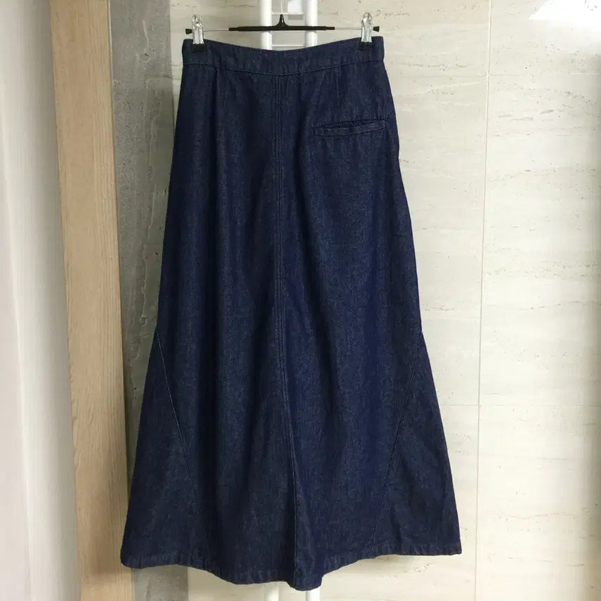 [BUNJANG] Maje Denim Flare Long Skirt / Maje 마쥬 데님 플레어 롱 스커트 55