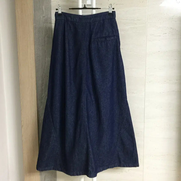 [BUNJANG] Maje Denim Flare Long Skirt / Maje 마쥬 데님 플레어 롱 스커트 55