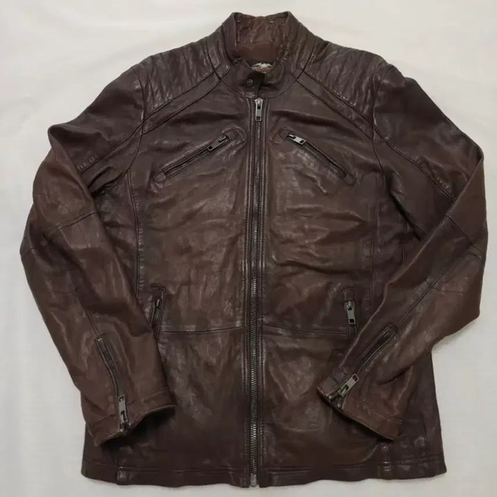 [BUNJANG] Harley Davidson Vintage Lambskin Leather Jacket / Harley Davidson빈티지 램스킨 레더 자켓