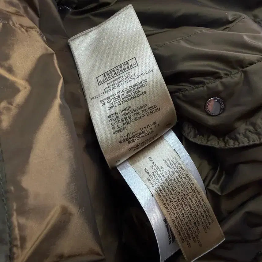 [BUNJANG] Burberry Long Down Padded Jacket / M/ 버버리 신형 다운 롱패딩 점퍼