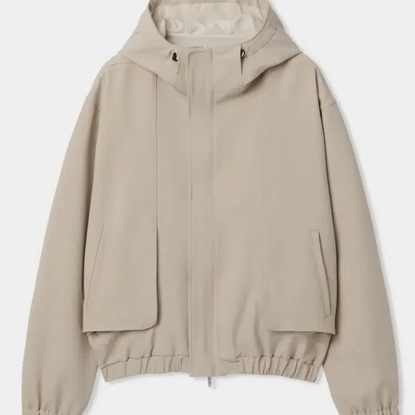 [BUNJANG] Lemard Pocket Bending Hooded Yasan - Light Beige Jacket / 르마드 포켓 밴딩 후드 야상 - 라이트 베이지 (2size)