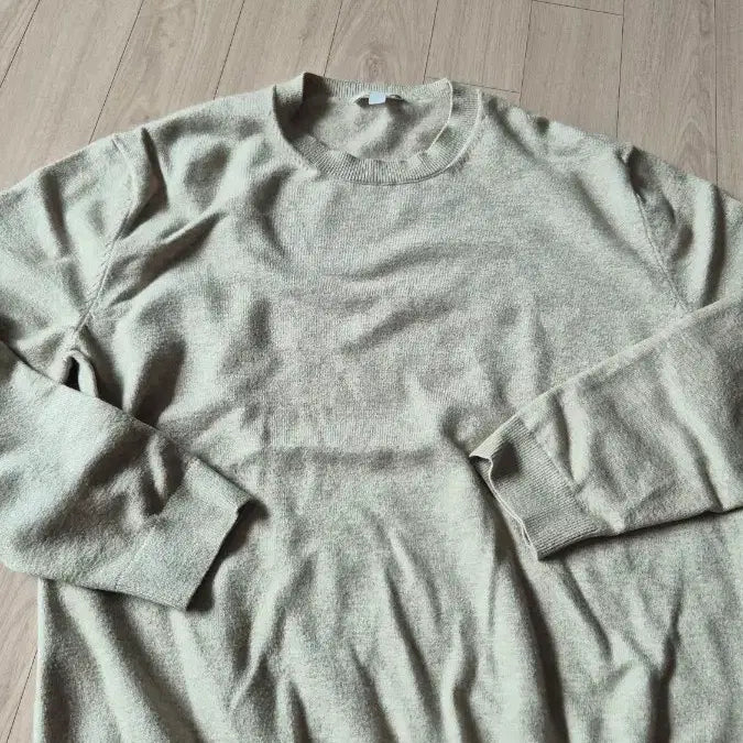 [BUNJANG] Day Insignia Knit Sweater / 데이 인시전 니트 블랙.네이비.베이지 xl