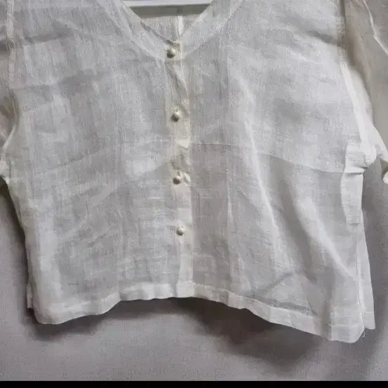 [BUNJANG] e111 Linen Blouse / e111 모시 상의