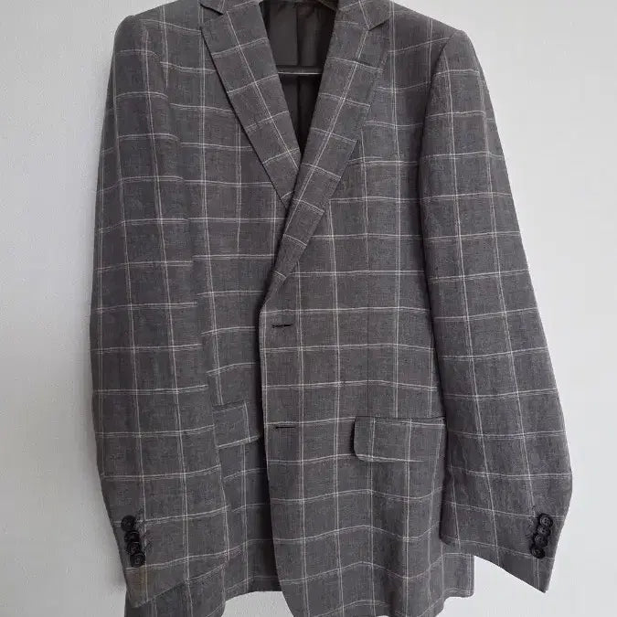 [SOLD OUT] Z Zegna 체크 블레이저 48R