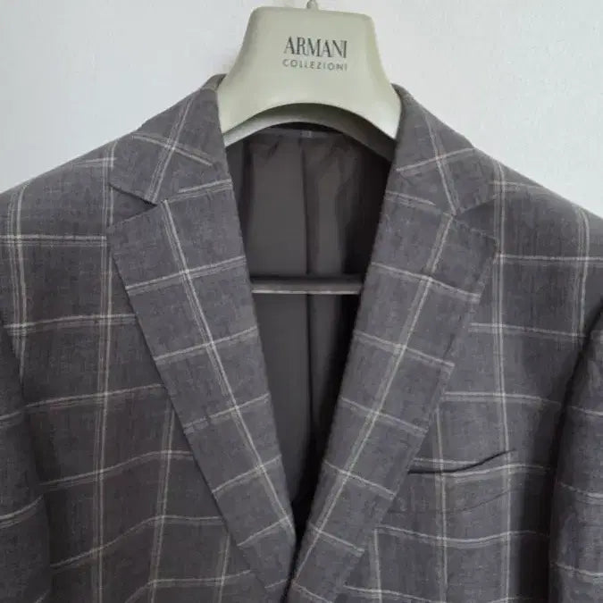 [SOLD OUT] Z Zegna 체크 블레이저 48R