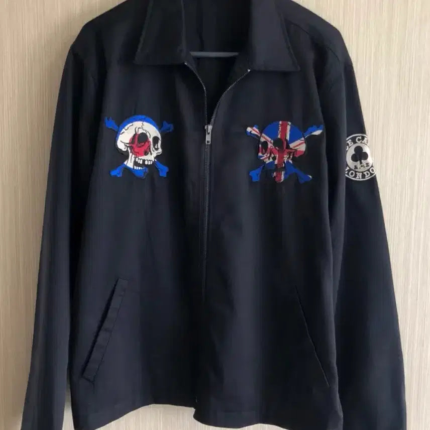 [BUNJANG] ACE CAFE London Skull Moto Jacket / ACE CAFE 런던 스타일 스컬 모토 자켓
