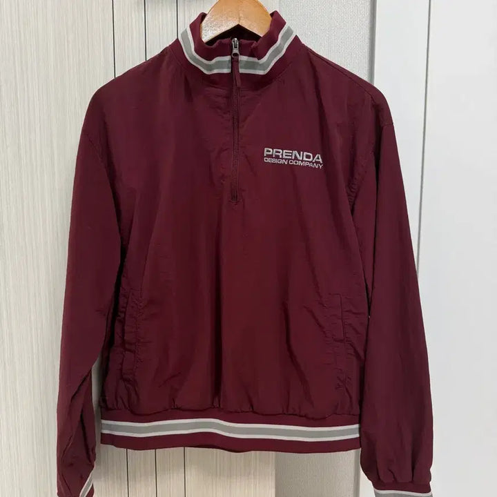 [BUNJANG] Freenda Nylon Anorak Burgundy / [옷장정리]프렌다 나일론 아노락 버건디