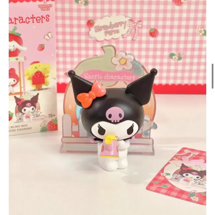 [BUNJANG] Sanrio Strawberry Farm Kuromi Figure / 산리오 딸기농장 피규어 쿠로미