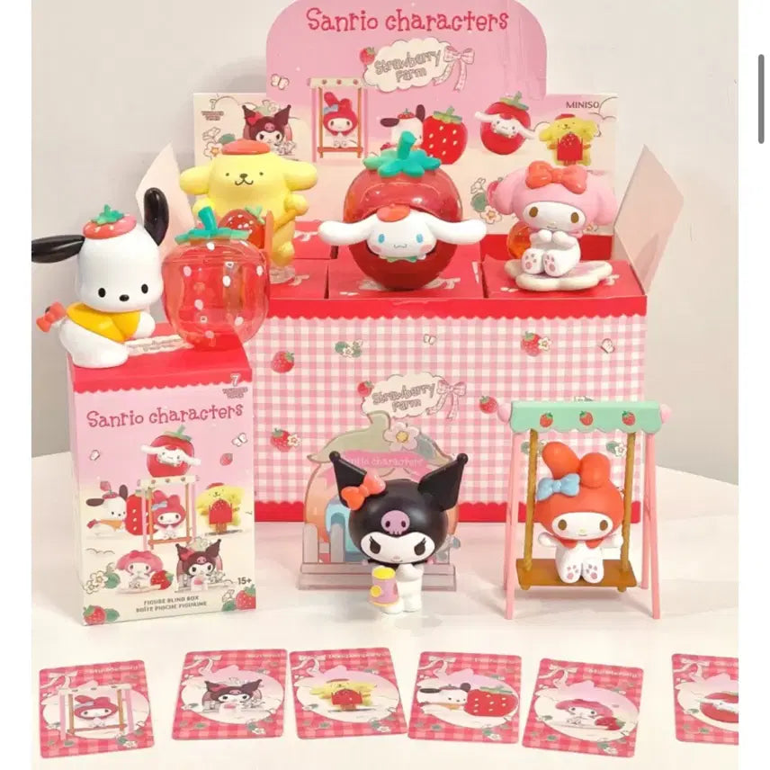 [BUNJANG] Sanrio Strawberry Farm Kuromi Figure / 산리오 딸기농장 피규어 쿠로미
