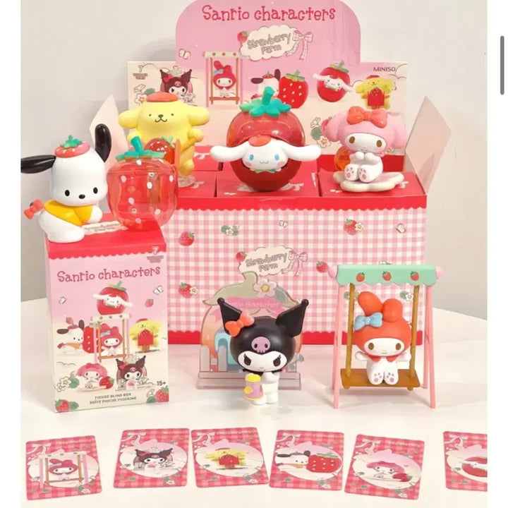 [BUNJANG] Sanrio Strawberry Farm Kuromi Figure / 산리오 딸기농장 피규어 쿠로미
