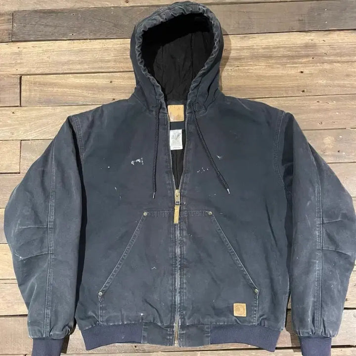 [BUNJANG] BERNE 90s Vintage Hooded Work Jacket / 90s 빈티지 후디드 워크 자켓