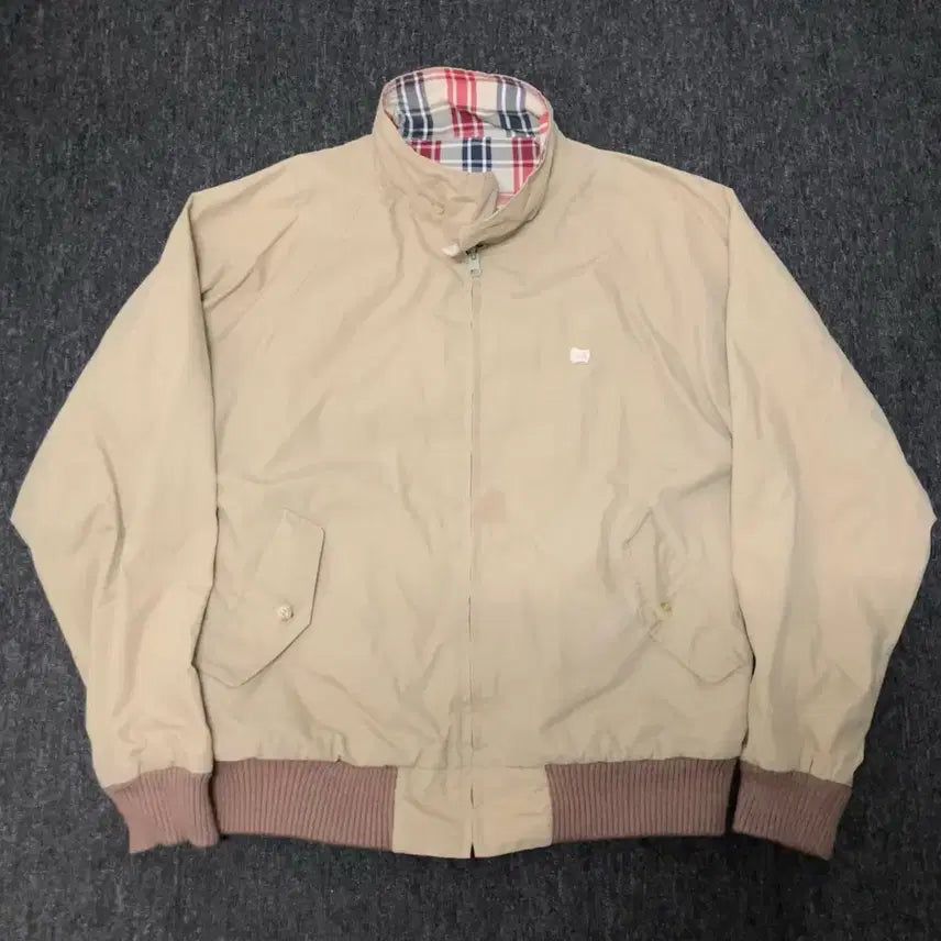 [BUNJANG] Woolrich Harrington Reversible Jacket Beige / 울리치 헤링턴 자켓 베이지 리버시블