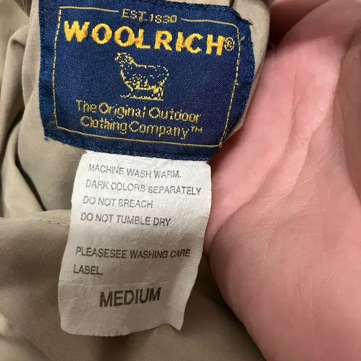 [BUNJANG] Woolrich Harrington Reversible Jacket Beige / 울리치 헤링턴 자켓 베이지 리버시블