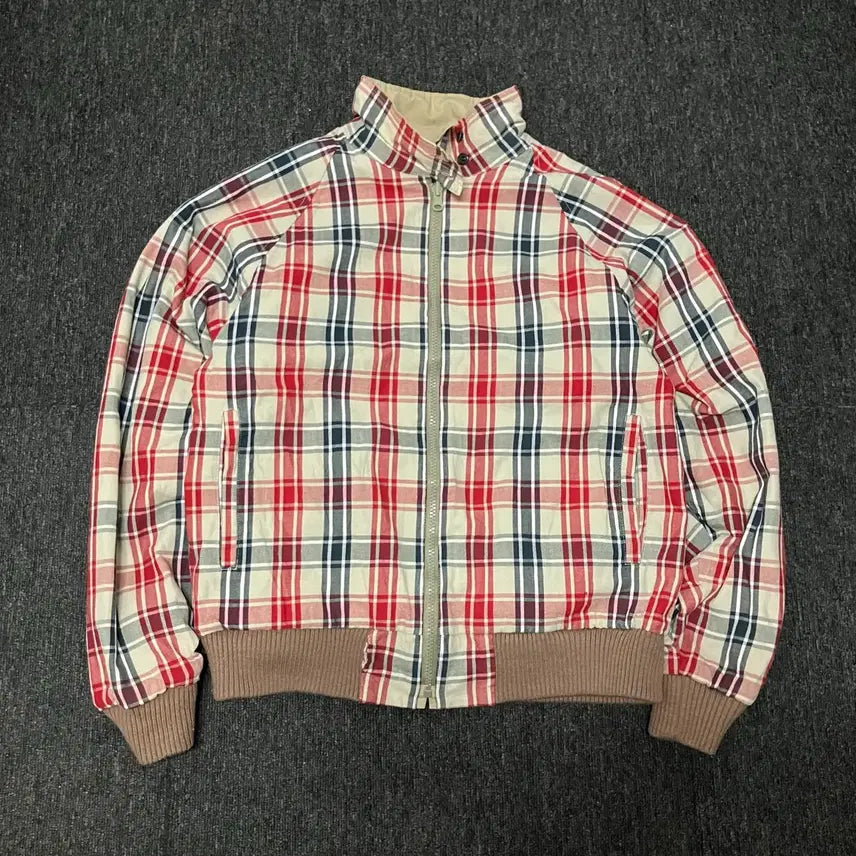 [BUNJANG] Woolrich Harrington Reversible Jacket Beige / 울리치 헤링턴 자켓 베이지 리버시블