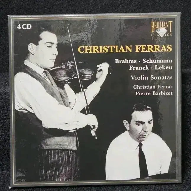 [BUNJANG] Christian Ferras Violin Sonatas 4CD Box Set / 크리스티앙 페라스 바이올린 소나타 4CD