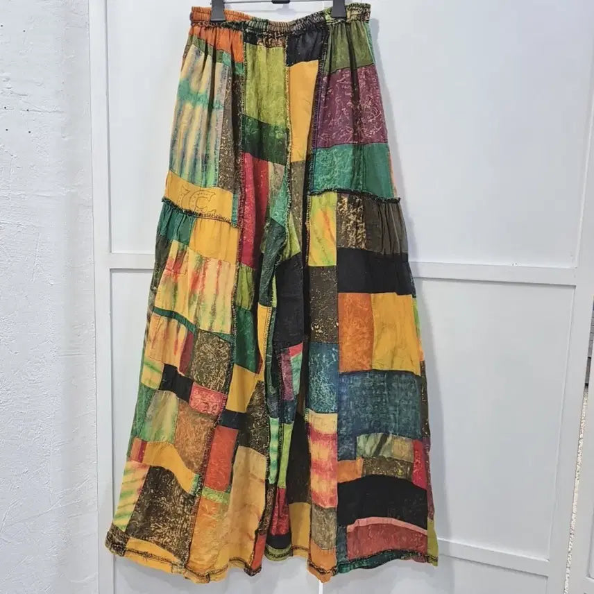 [BUNJANG] Minjja Woo Boutique Patchwork Pants / 민짜우부티크 패치 워크 팬츠