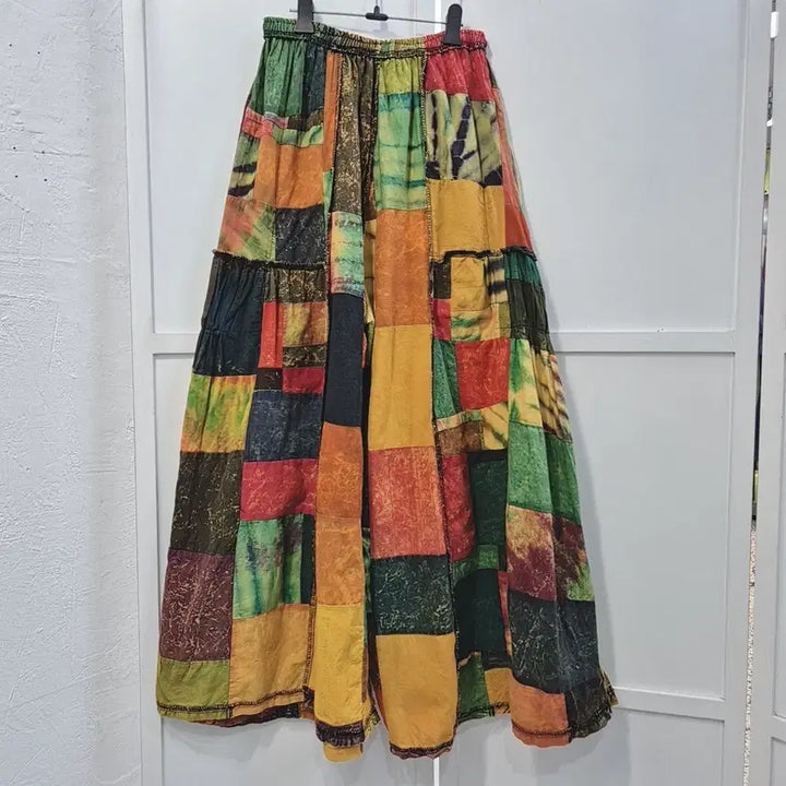 [BUNJANG] Minjja Woo Boutique Patchwork Pants / 민짜우부티크 패치 워크 팬츠