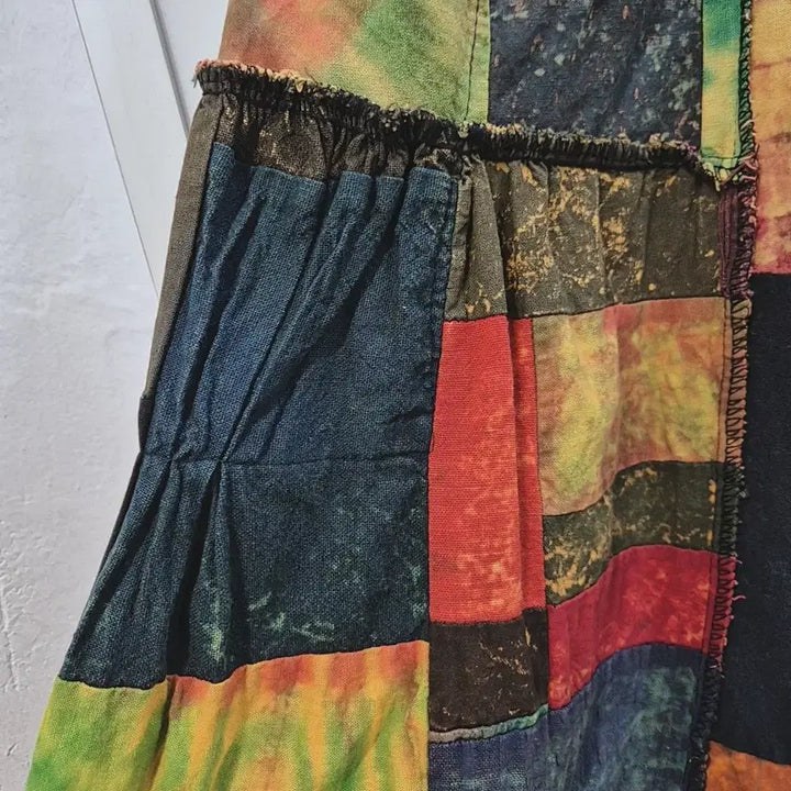 [BUNJANG] Minjja Woo Boutique Patchwork Pants / 민짜우부티크 패치 워크 팬츠