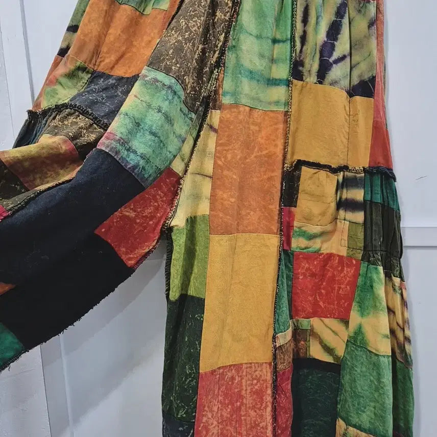 [BUNJANG] Minjja Woo Boutique Patchwork Pants / 민짜우부티크 패치 워크 팬츠