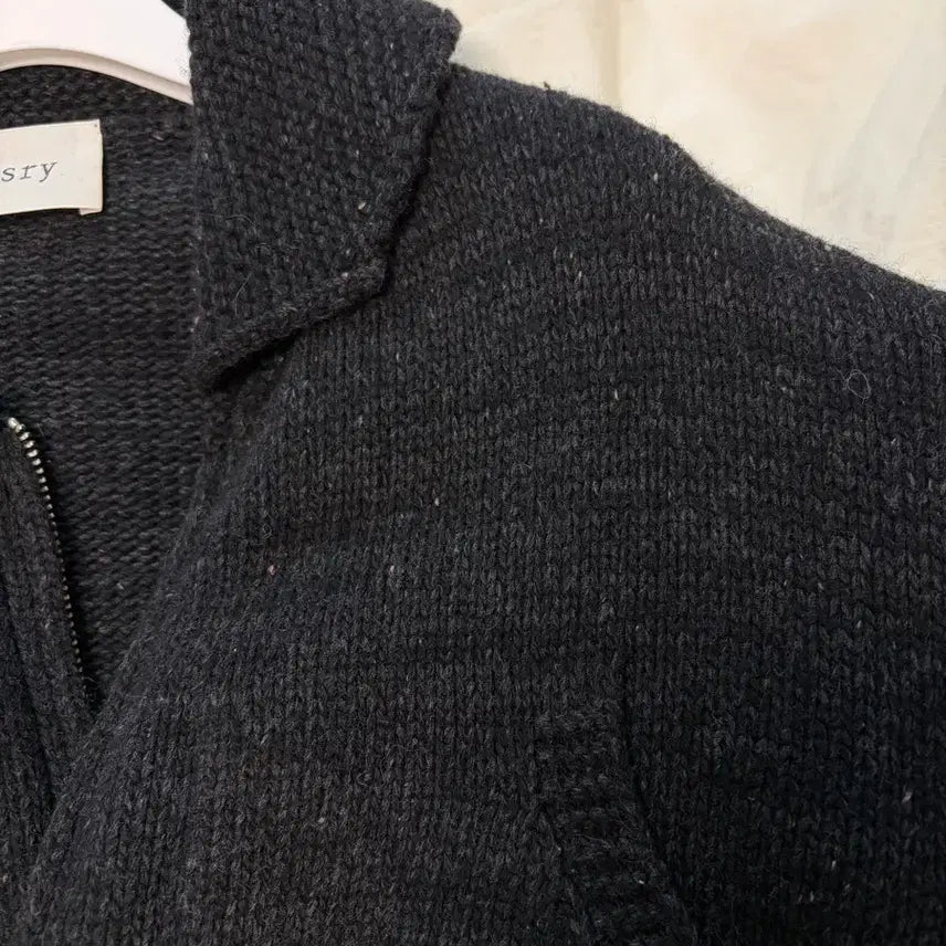 [BUNJANG] Necessary For Pocket Charcoal Cardigan / 네세서리 포포켓 가디건 차콜