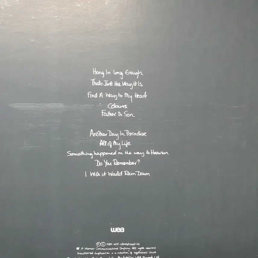 [BUNJANG] Phil Collins Another Day In Paradise Vinyl LP / 필 콜린스 LP 1989   Another Day In Paradise