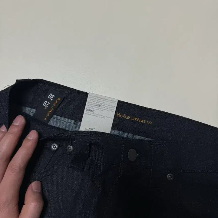 [BUNJANG] Nudie Jeans Linne Dry Selvage Denim Jeans / (택새제품,판매23) 누디진2 린딘 카본블랙 생지 데님청바지29/30