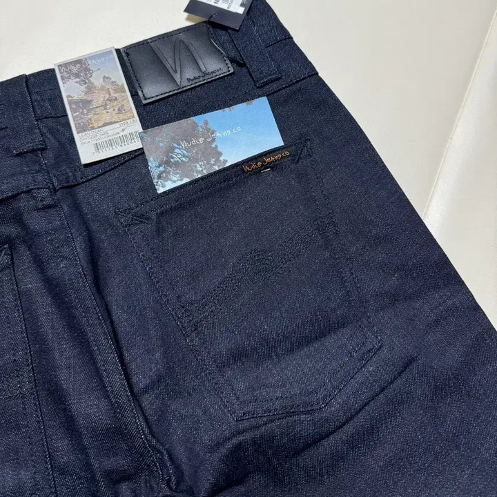 [BUNJANG] Nudie Jeans Linne Dry Selvage Denim Jeans / (택새제품,판매23) 누디진2 린딘 카본블랙 생지 데님청바지29/30