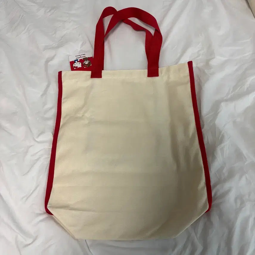[BUNJANG] Monchhichi Hello Kitty Tote Bag / 몬치치 헬로키티 콜라보 토트백 가방 키티