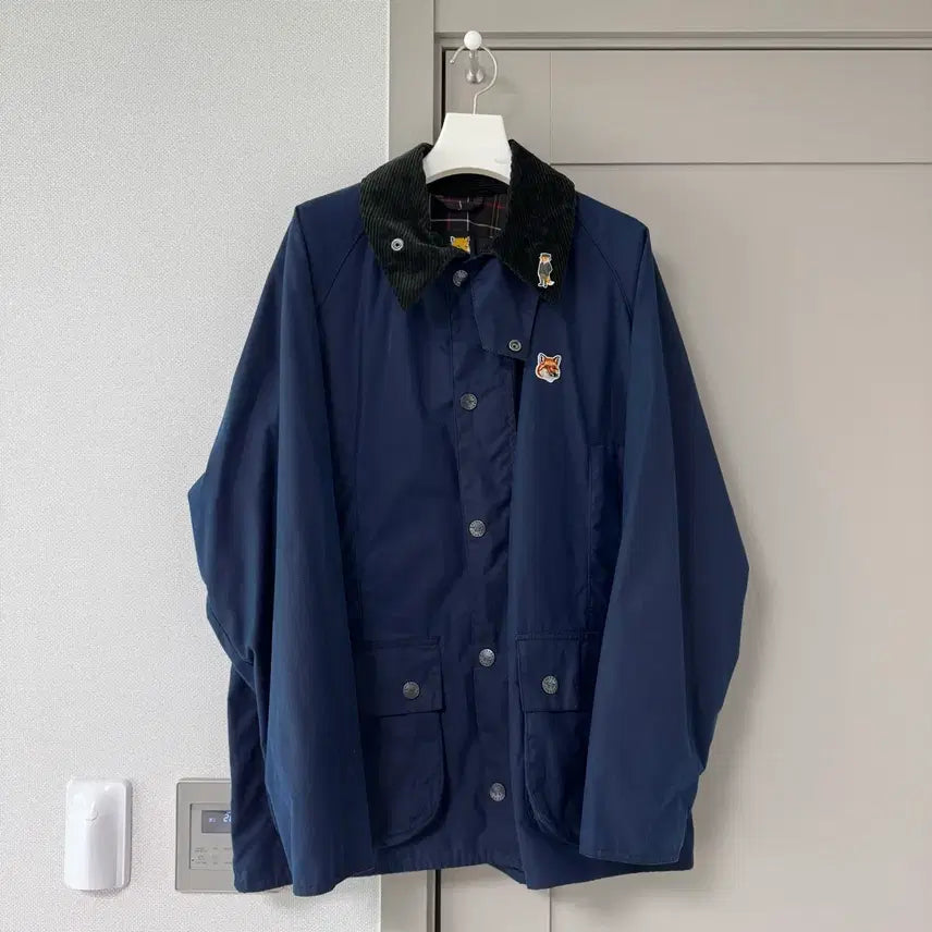 [BUNJANG] Barbour Maison Kitsune Beaufort Wax Jacket / 바버 x 메종키츠네 왁스 자켓 S