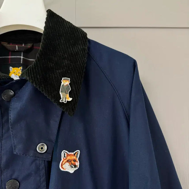 [BUNJANG] Barbour Maison Kitsune Beaufort Wax Jacket / 바버 x 메종키츠네 왁스 자켓 S