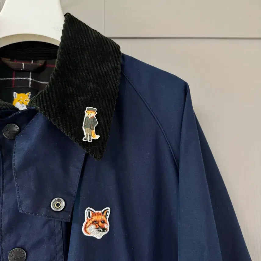 [BUNJANG] Barbour Maison Kitsune Beaufort Wax Jacket / 바버 x 메종키츠네 왁스 자켓 S