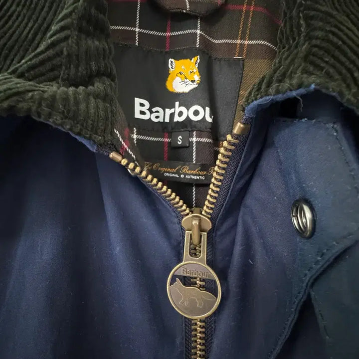 [BUNJANG] Barbour Maison Kitsune Beaufort Wax Jacket / 바버 x 메종키츠네 왁스 자켓 S