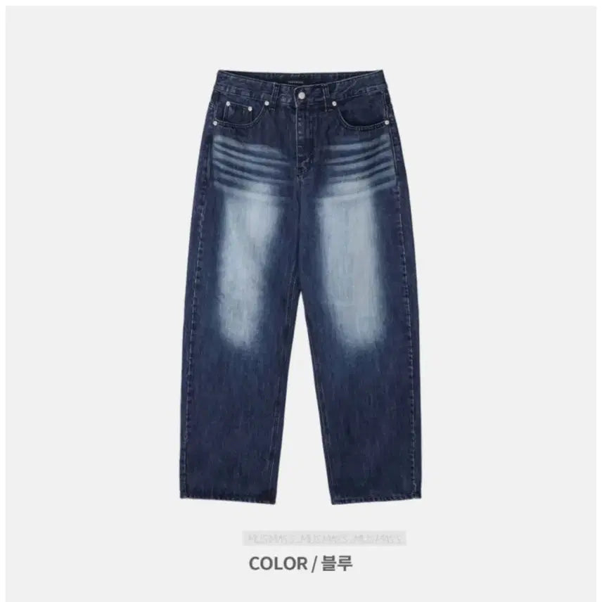 [BUNJANG] Thecross Curve Denim Wide Pants / Thecross 커브 데님 팬츠 와이드팬츠 (새상품)