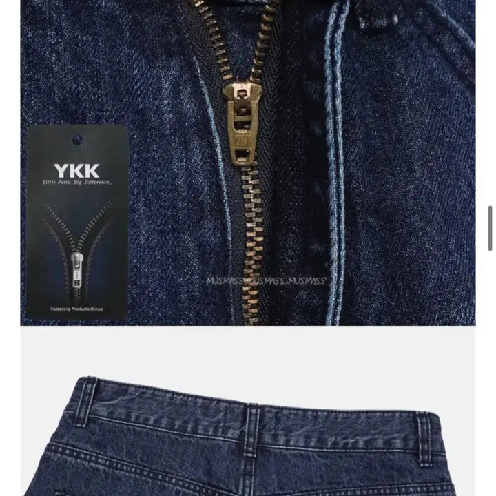 [BUNJANG] Thecross Curve Denim Wide Pants / Thecross 커브 데님 팬츠 와이드팬츠 (새상품)