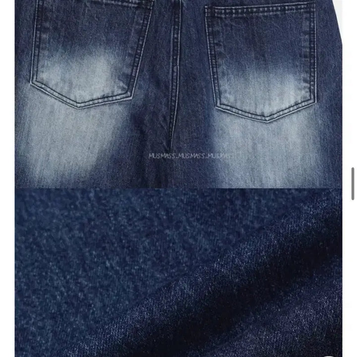 [BUNJANG] Thecross Curve Denim Wide Pants / Thecross 커브 데님 팬츠 와이드팬츠 (새상품)