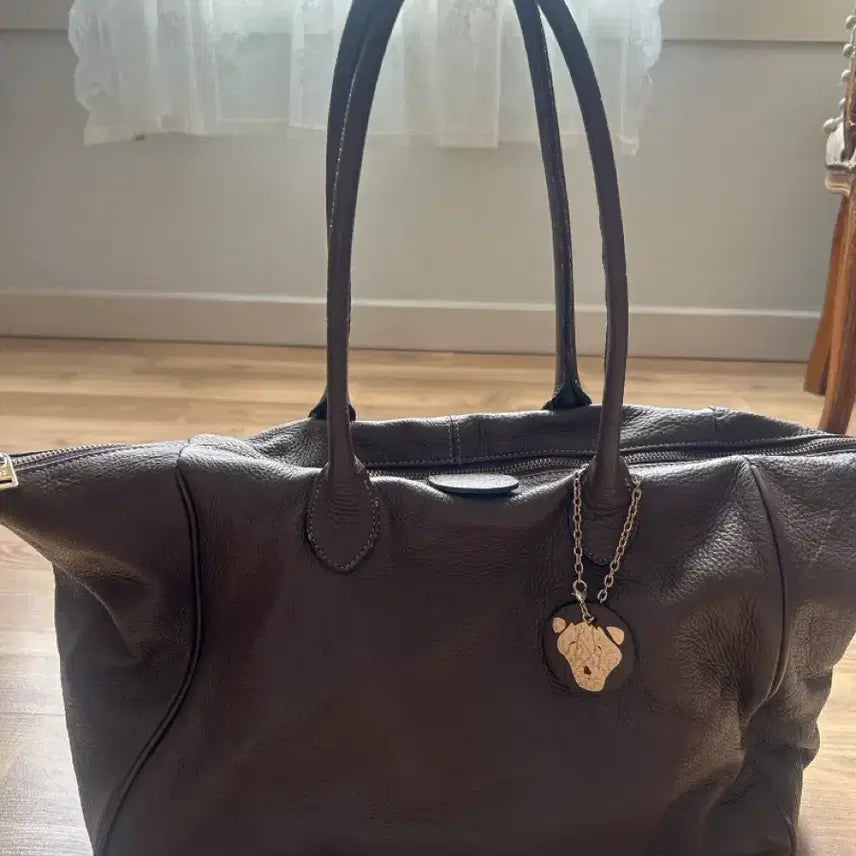 [BUNJANG] Hermes Bombay Togo Brown Leather Handbag / 에르 봄베이 토고 브라운