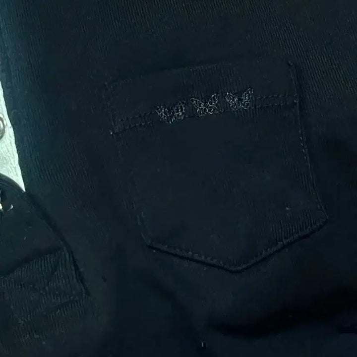 [BUNJANG] Slim Fit Butterfly Pocket T-shirt / 슬림핏 반팔티셔츠